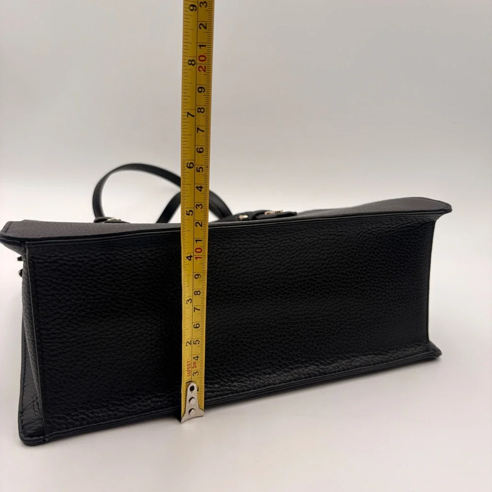 Kate Spade Mulberry Street Lise Black Pebbled Leather Satchel Bag K1115 NWT